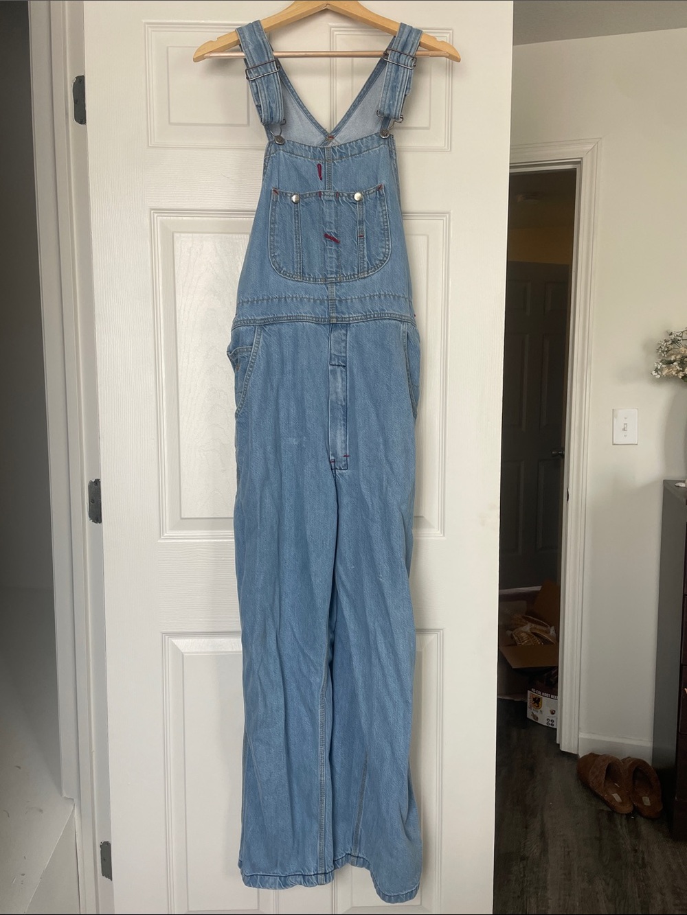 Vintage Light Wash Denim Overalls